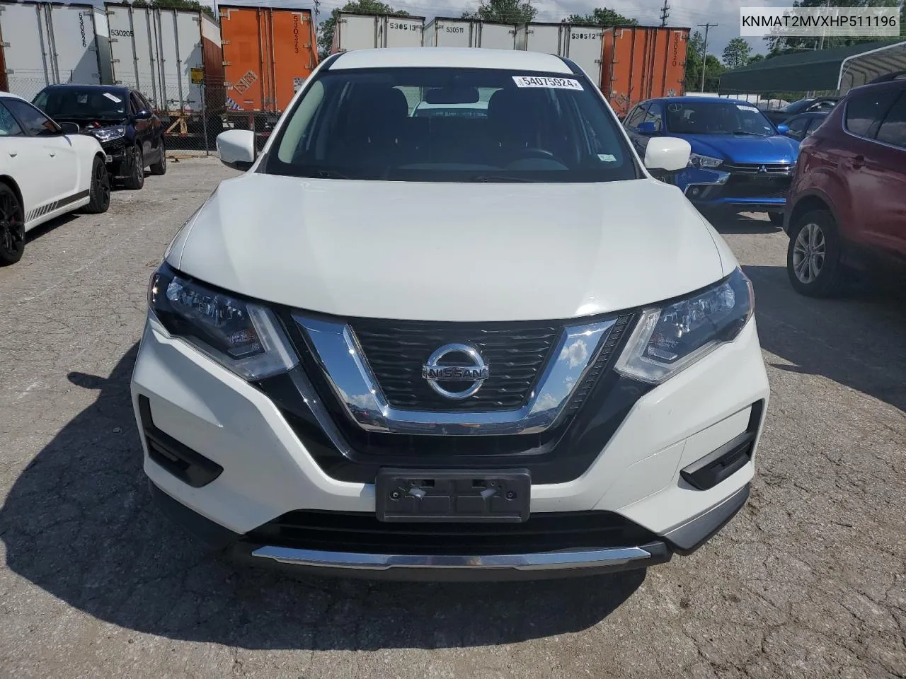 KNMAT2MVXHP511196 2017 Nissan Rogue S