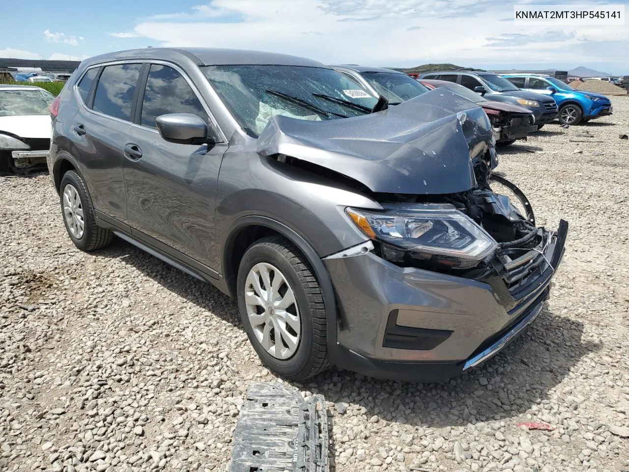 2017 Nissan Rogue S VIN: KNMAT2MT3HP545141 Lot: 54588564