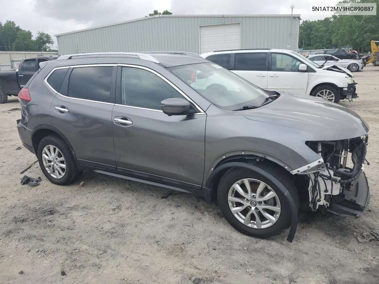 2017 Nissan Rogue Sv VIN: 5N1AT2MV9HC890887 Lot: 55206514