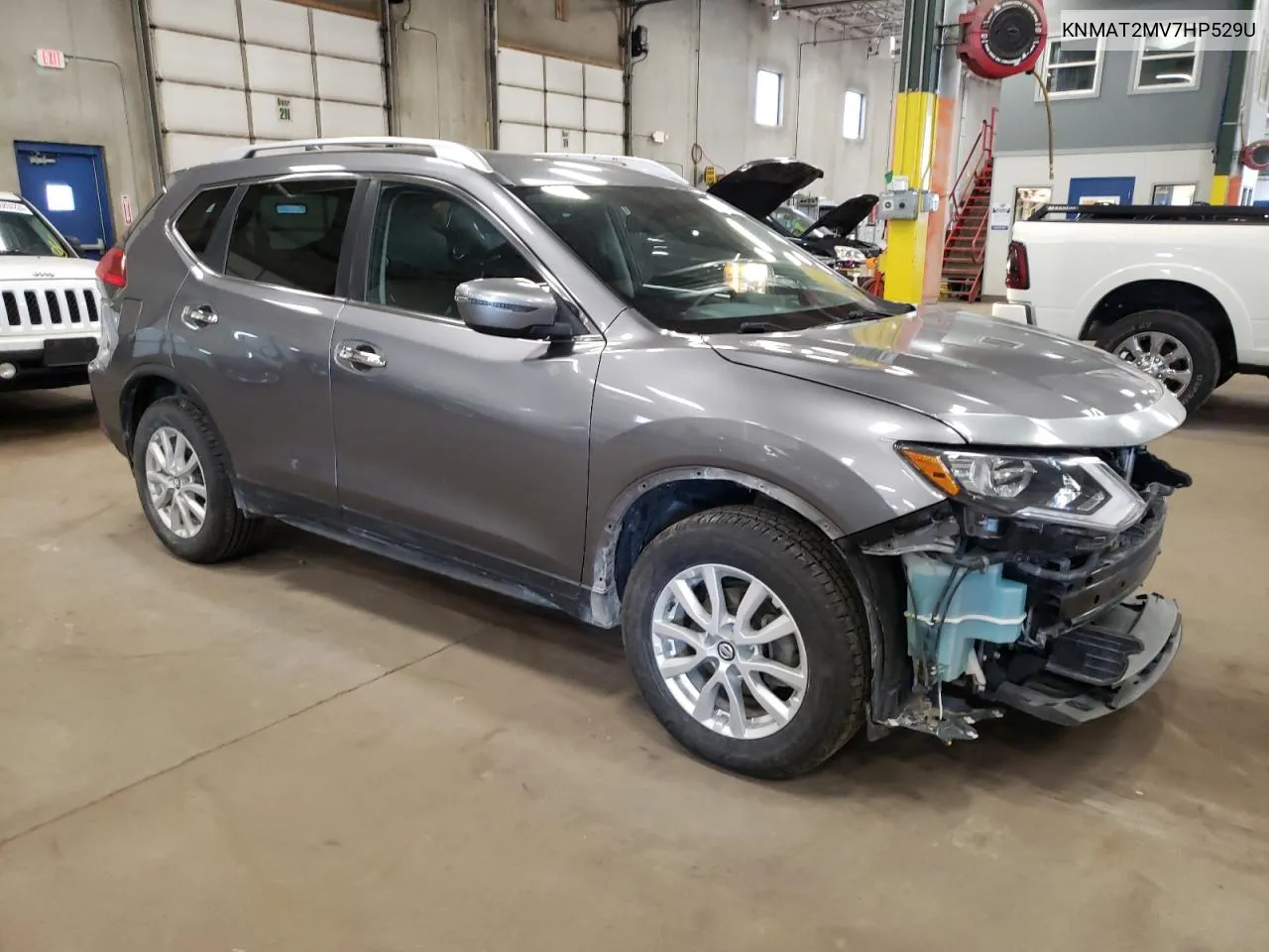 2017 Nissan Rogue S VIN: KNMAT2MV7HP529U Lot: 56145794