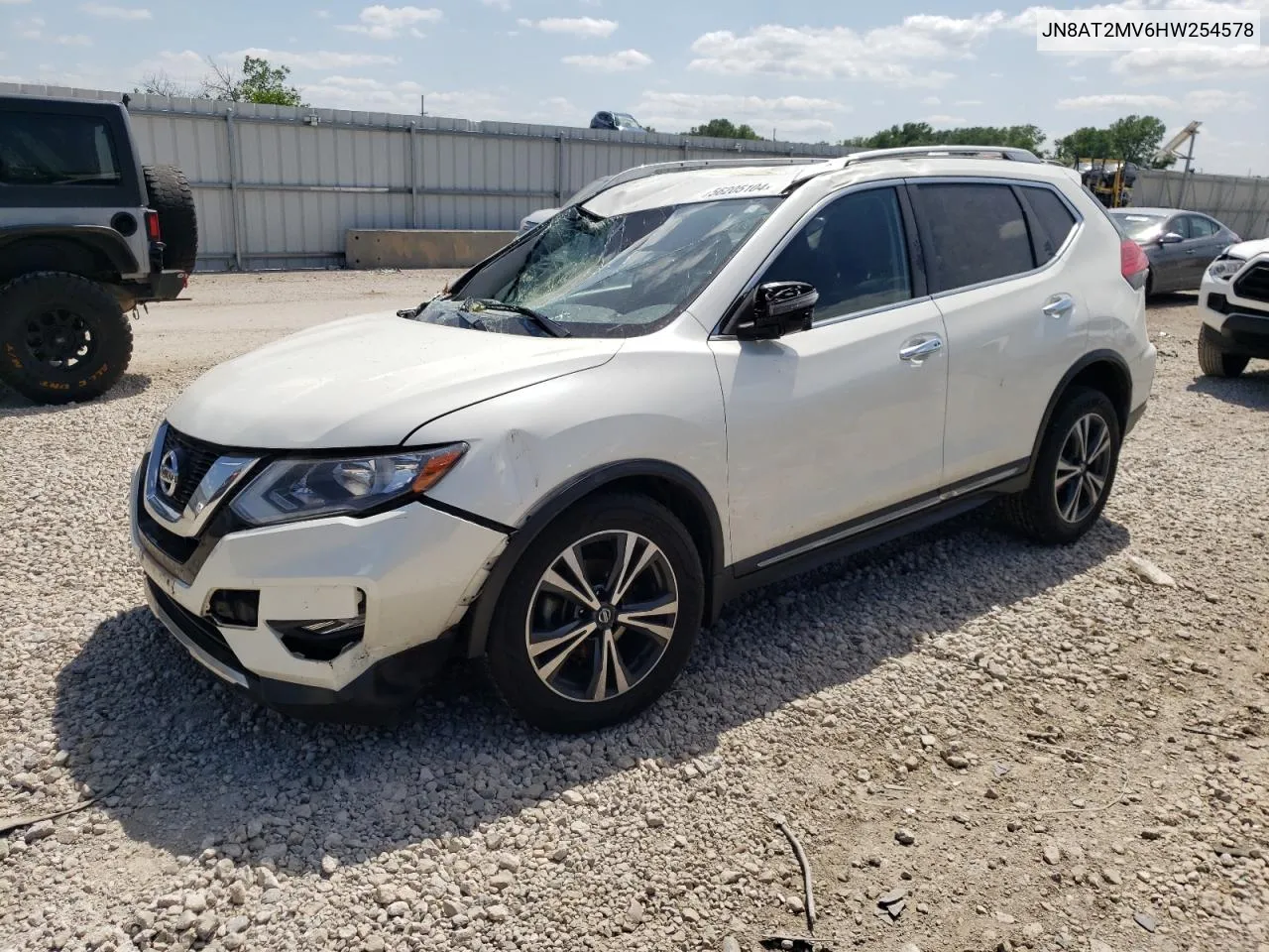 2017 Nissan Rogue S VIN: JN8AT2MV6HW254578 Lot: 56205104