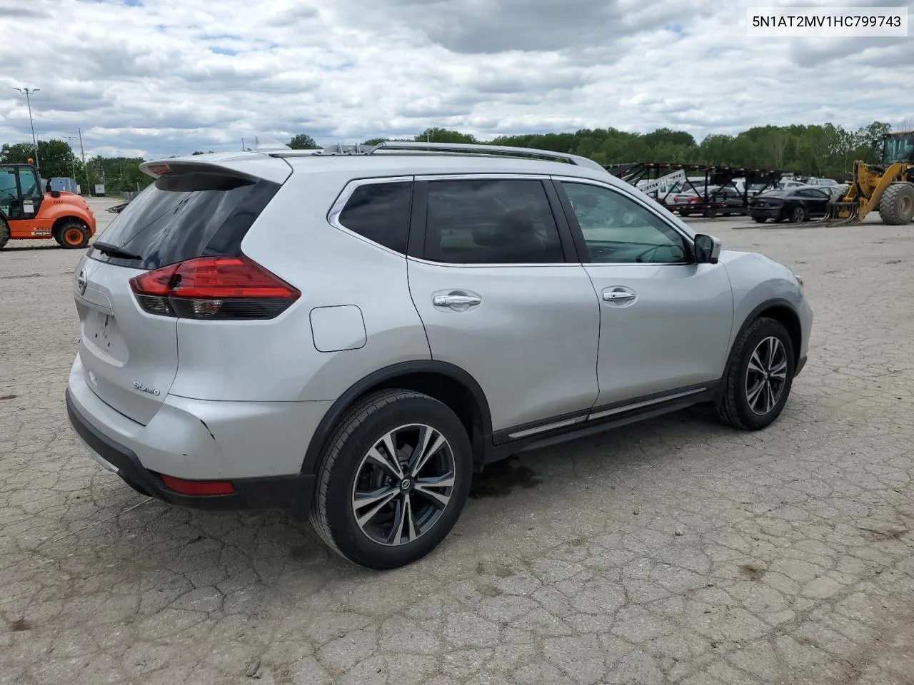 2017 Nissan Rogue Sv VIN: 5N1AT2MV1HC799743 Lot: 57546174