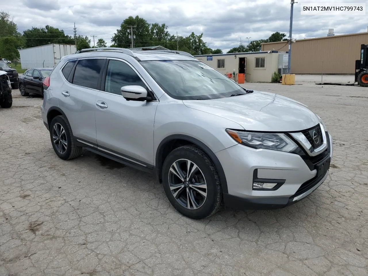 2017 Nissan Rogue Sv VIN: 5N1AT2MV1HC799743 Lot: 57546174