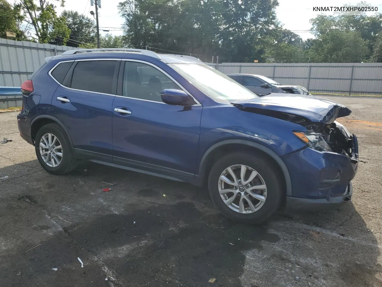 2017 Nissan Rogue S VIN: KNMAT2MTXHP602550 Lot: 58342584