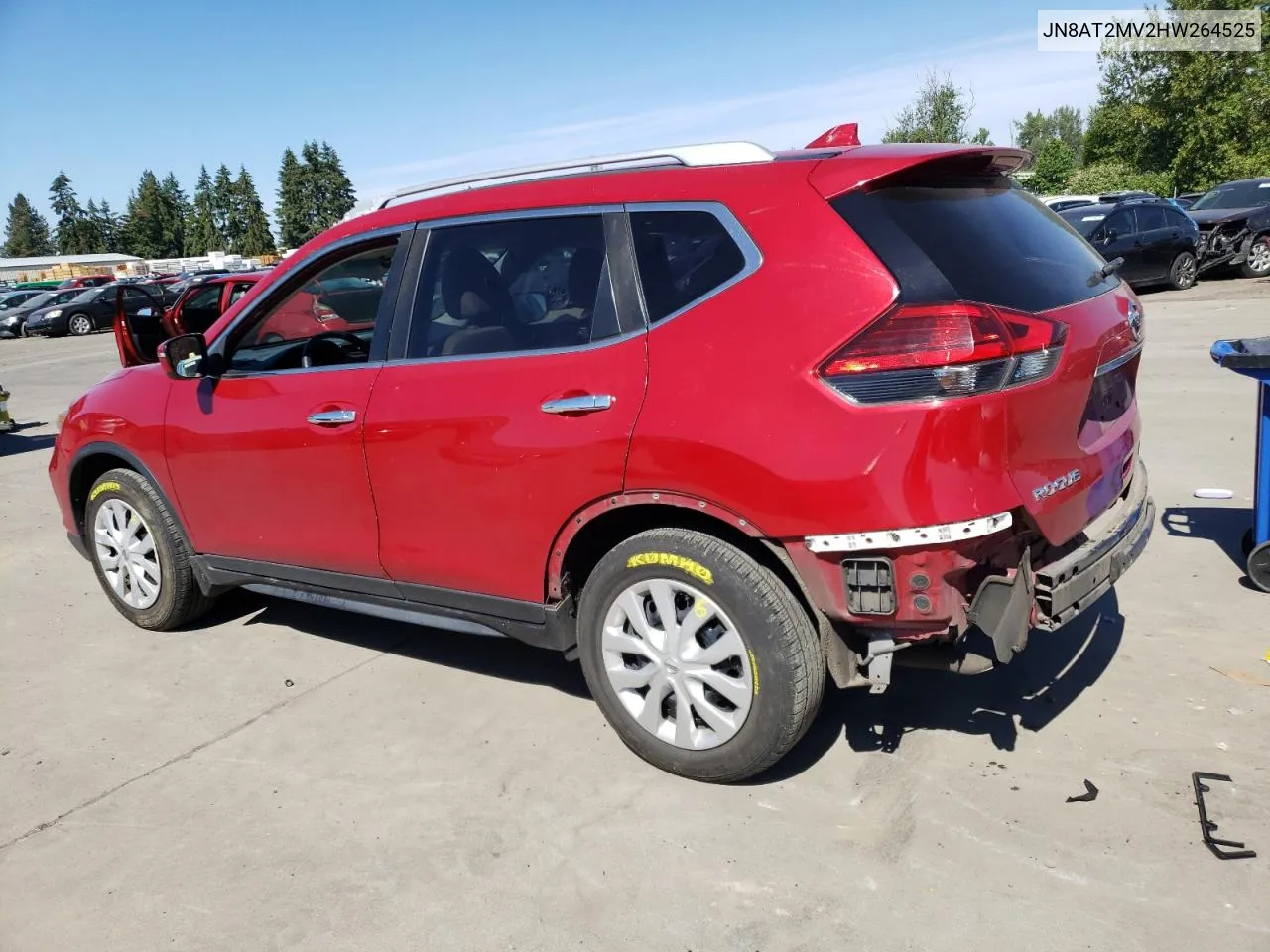 2017 Nissan Rogue S VIN: JN8AT2MV2HW264525 Lot: 58450954