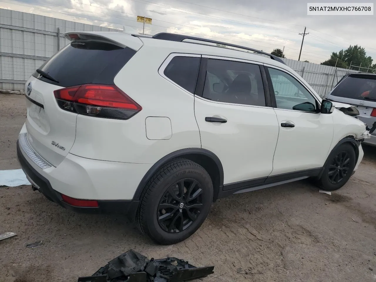 5N1AT2MVXHC766708 2017 Nissan Rogue Sv