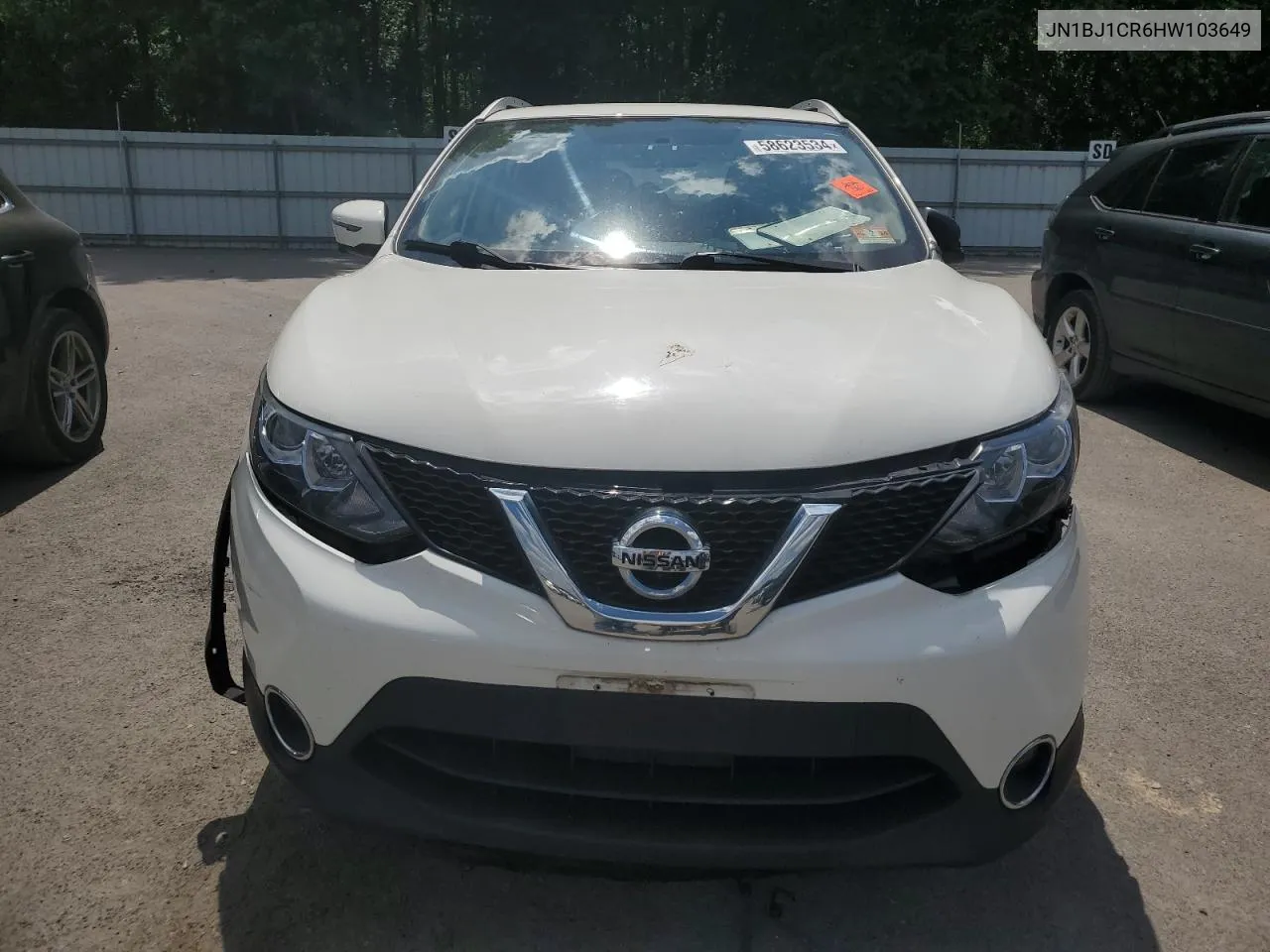 JN1BJ1CR6HW103649 2017 Nissan Rogue Sport S