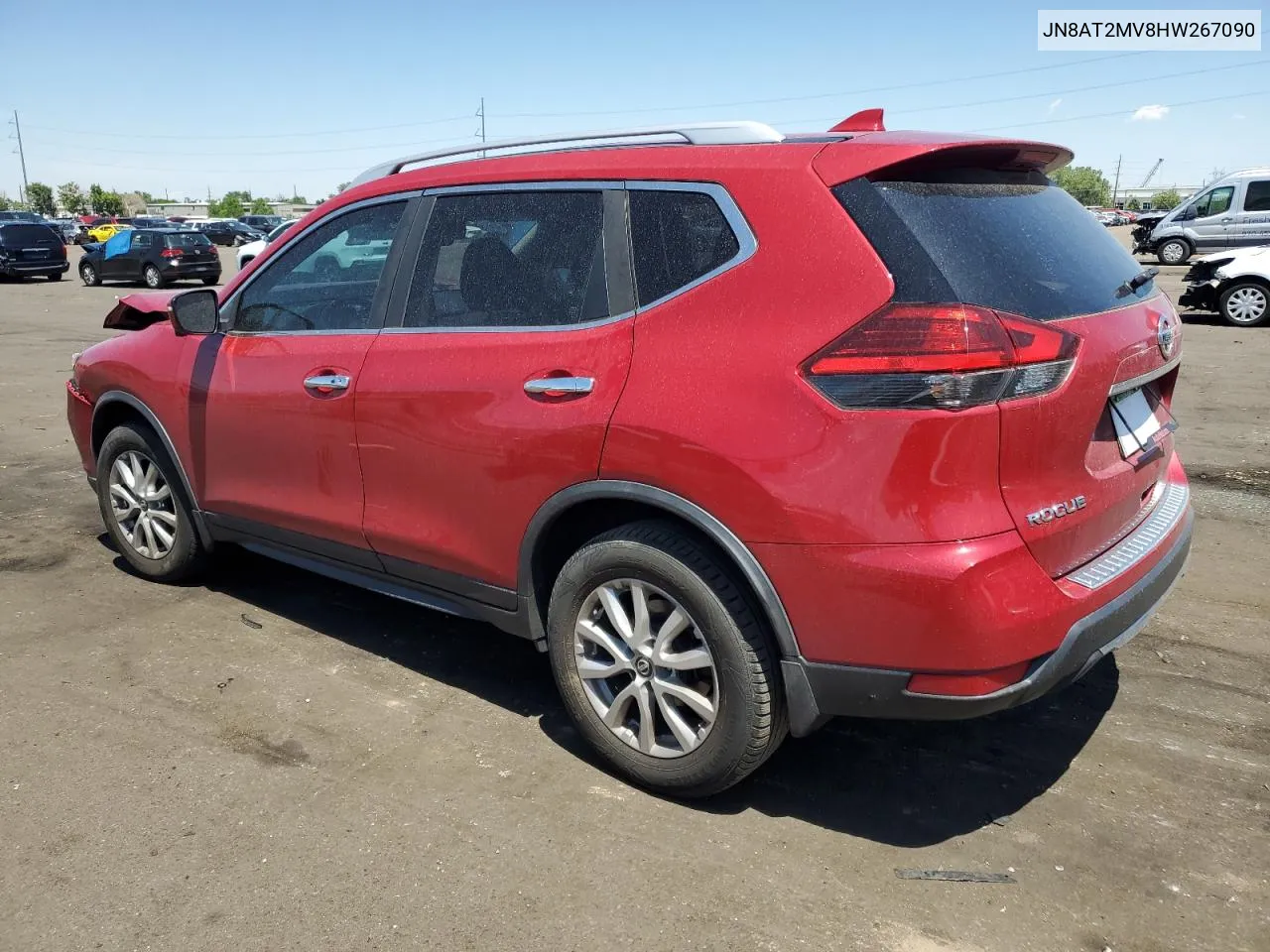 2017 Nissan Rogue S VIN: JN8AT2MV8HW267090 Lot: 58717324