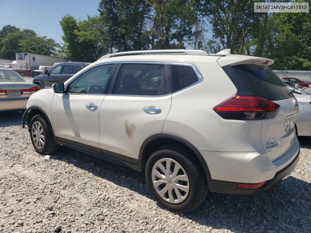 2017 Nissan Rogue Sv VIN: 5N1AT2MV3HC811813 Lot: 58949804