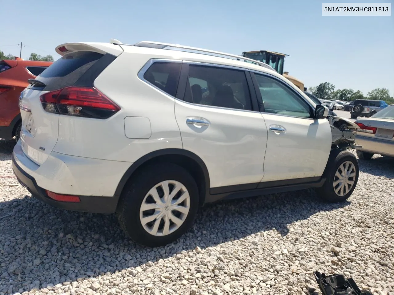 2017 Nissan Rogue Sv VIN: 5N1AT2MV3HC811813 Lot: 58949804