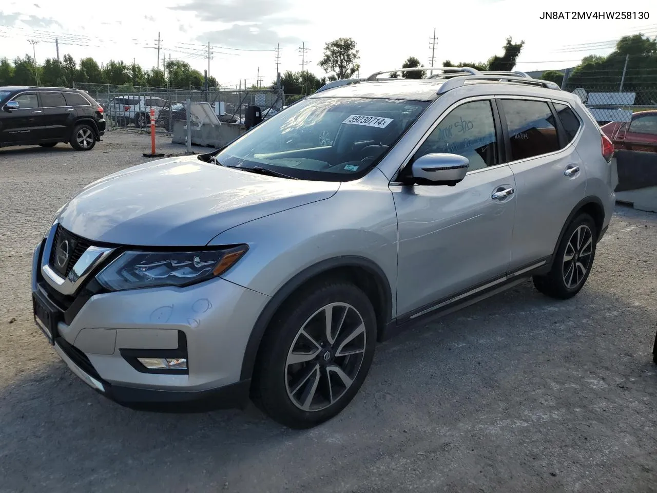 2017 Nissan Rogue S VIN: JN8AT2MV4HW258130 Lot: 59230714