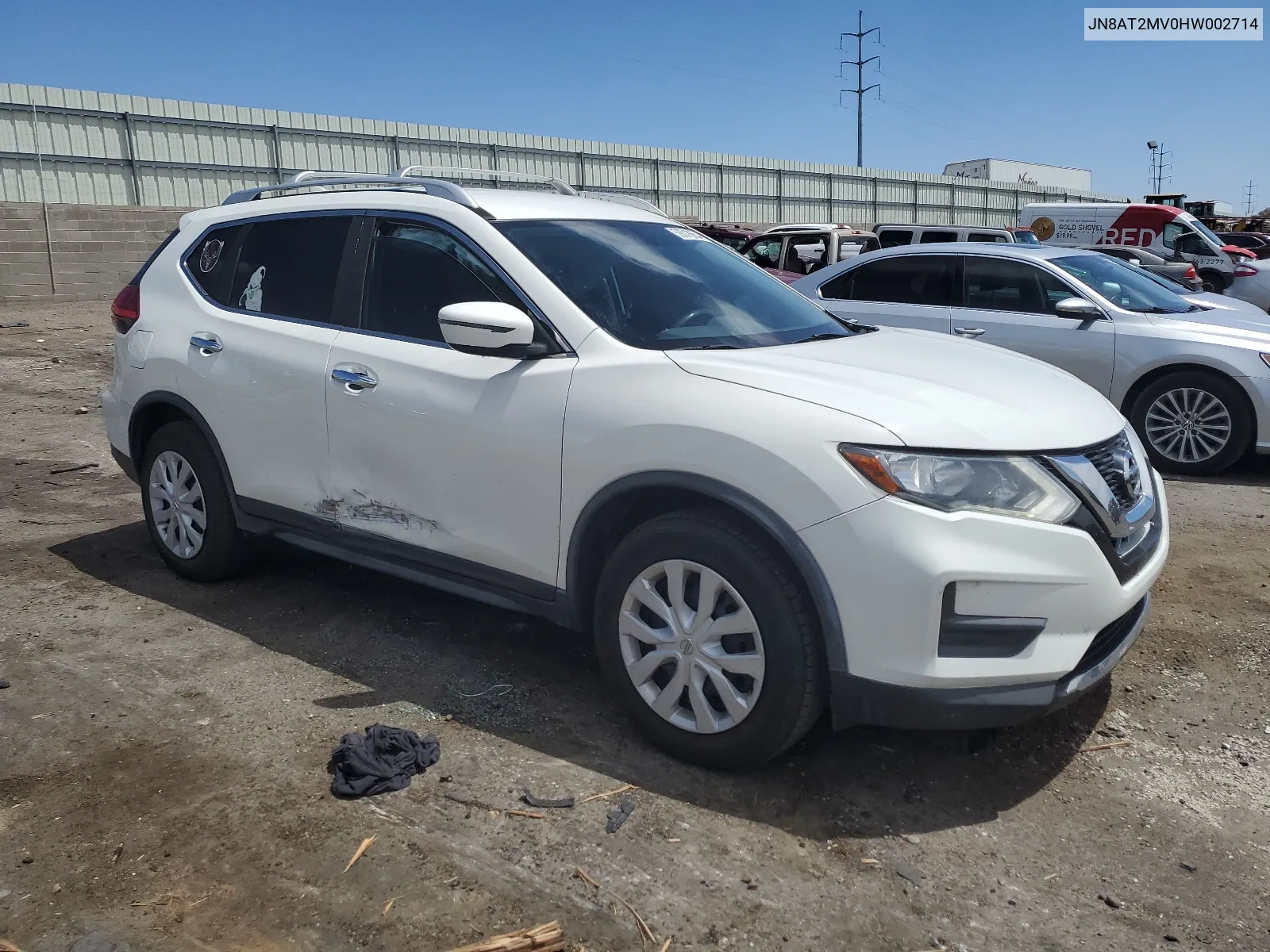 JN8AT2MV0HW002714 2017 Nissan Rogue S