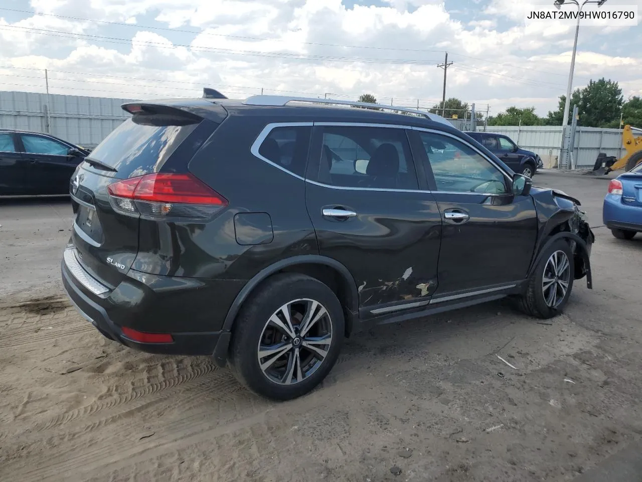 2017 Nissan Rogue S VIN: JN8AT2MV9HW016790 Lot: 59521614