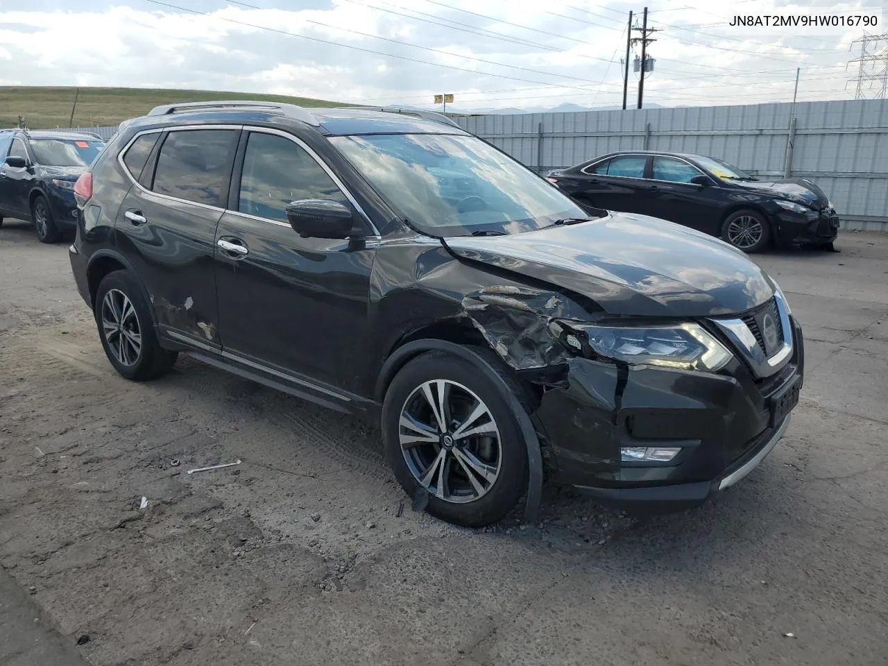 2017 Nissan Rogue S VIN: JN8AT2MV9HW016790 Lot: 59521614