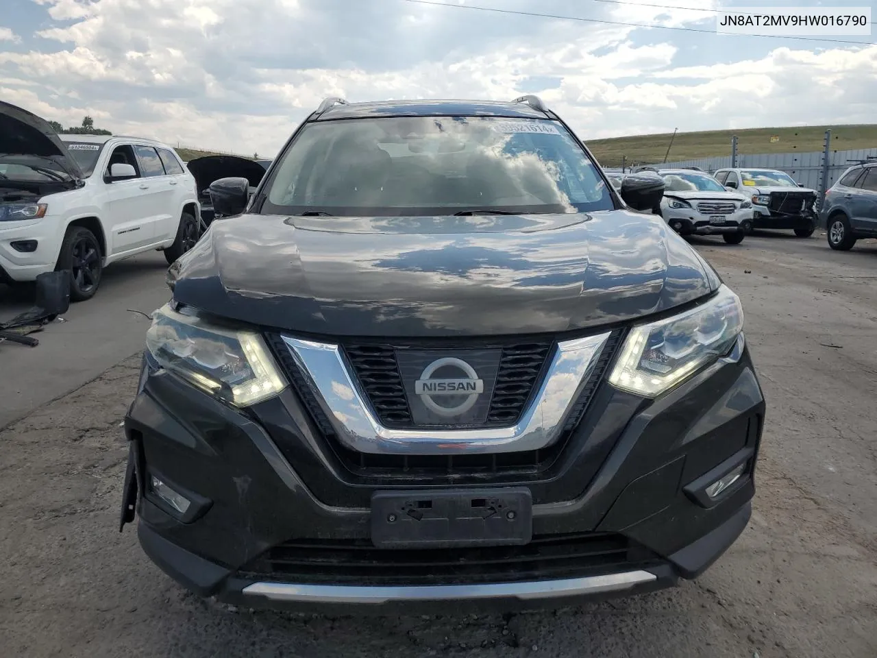 2017 Nissan Rogue S VIN: JN8AT2MV9HW016790 Lot: 59521614