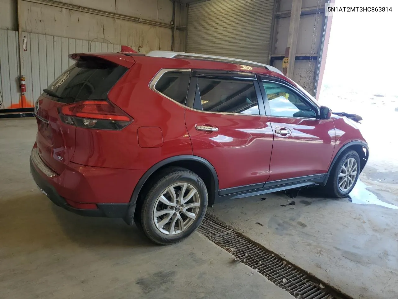 2017 Nissan Rogue S VIN: 5N1AT2MT3HC863814 Lot: 59957244