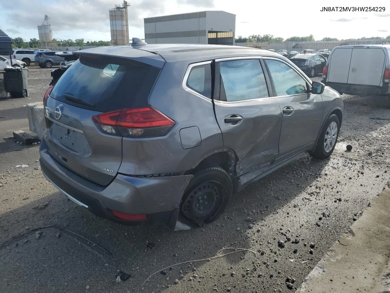 2017 Nissan Rogue S VIN: JN8AT2MV3HW254229 Lot: 60331344