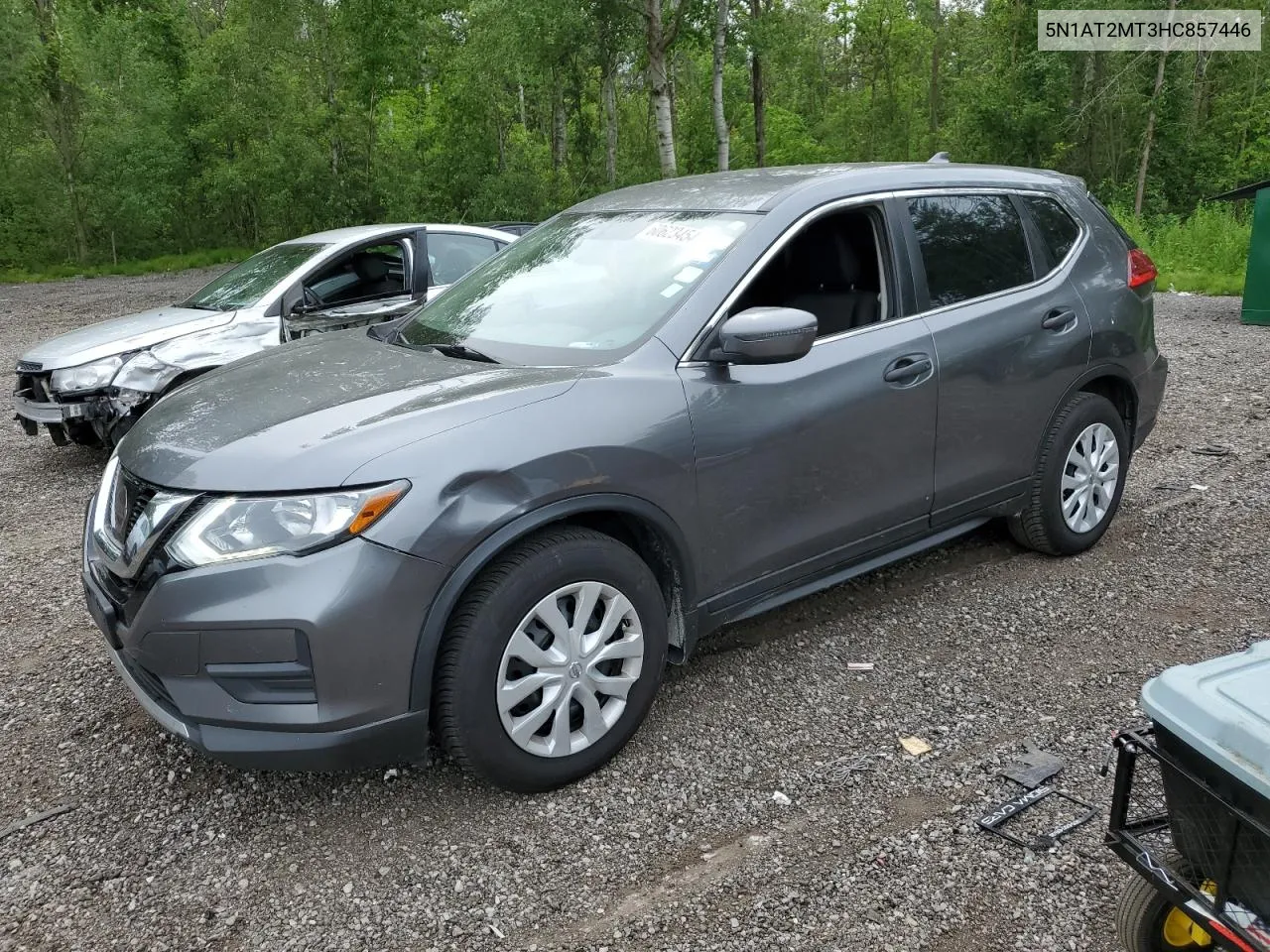 2017 Nissan Rogue S VIN: 5N1AT2MT3HC857446 Lot: 60623454