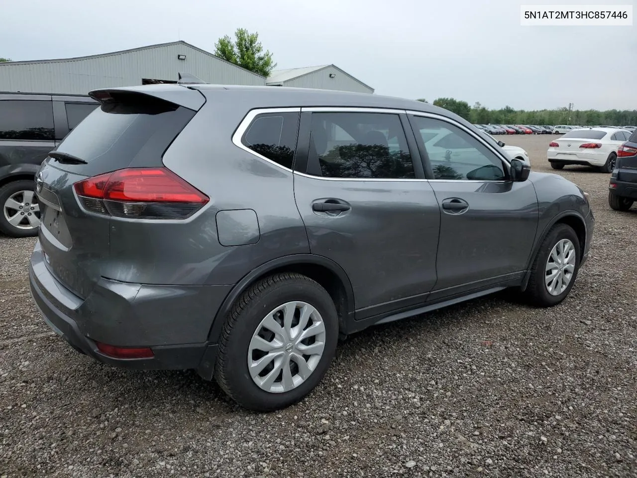 2017 Nissan Rogue S VIN: 5N1AT2MT3HC857446 Lot: 60623454