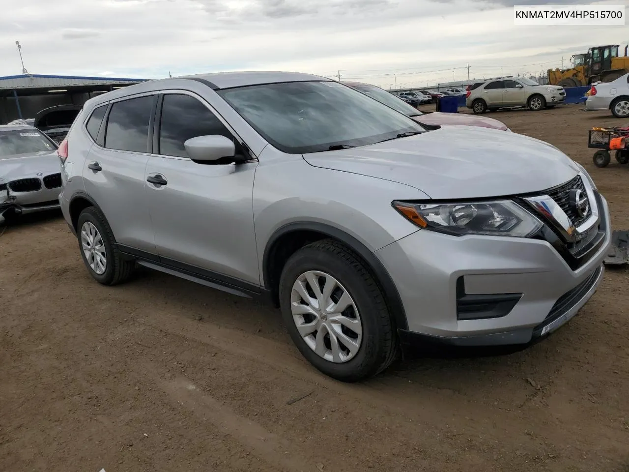 2017 Nissan Rogue S VIN: KNMAT2MV4HP515700 Lot: 60650874