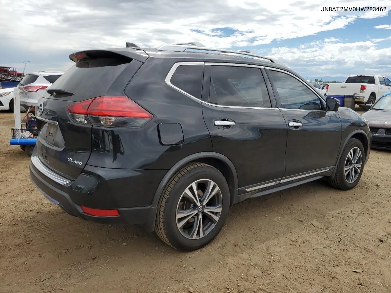 2017 Nissan Rogue S VIN: JN8AT2MV0HW283462 Lot: 60814044