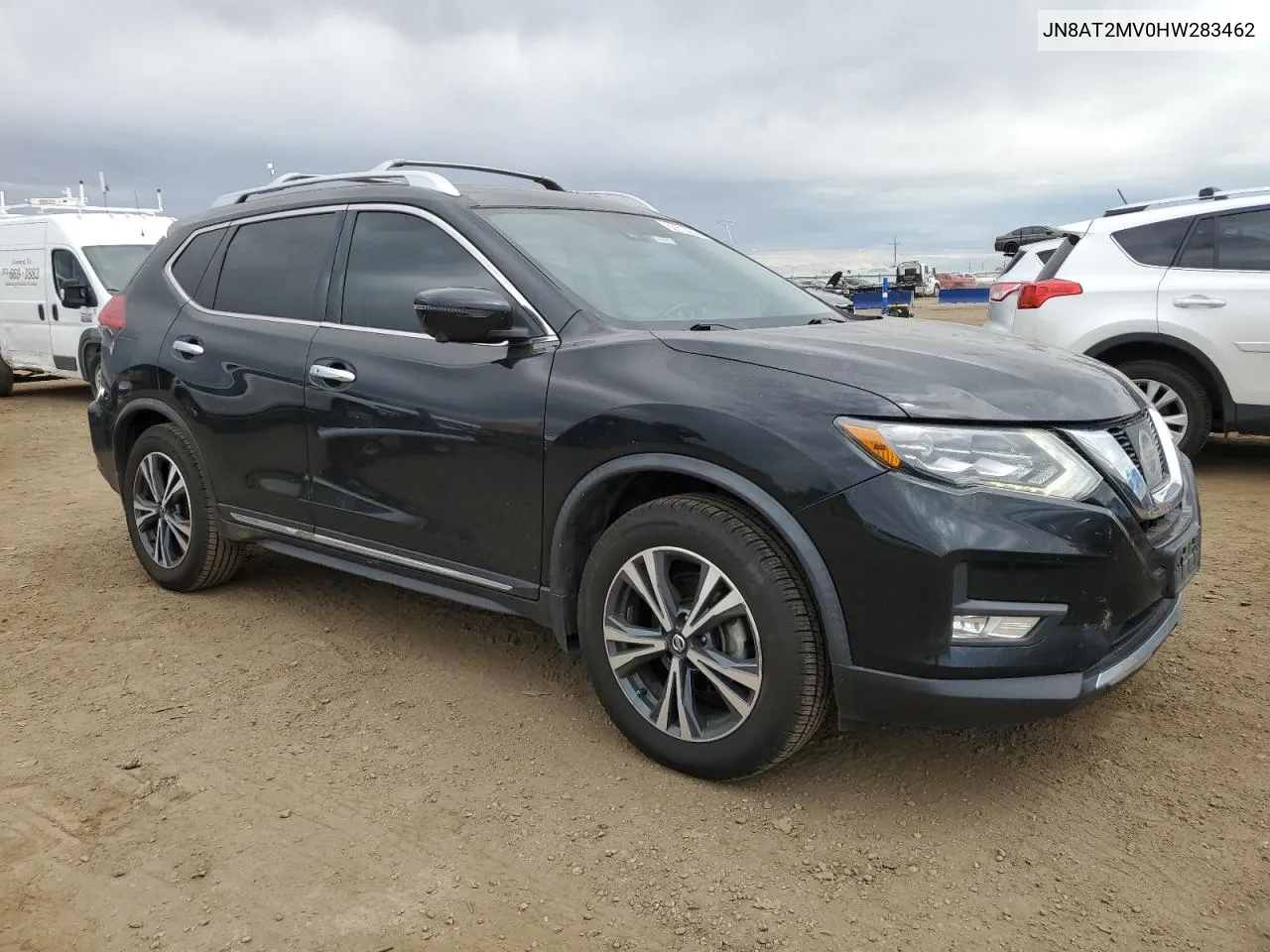 2017 Nissan Rogue S VIN: JN8AT2MV0HW283462 Lot: 60814044