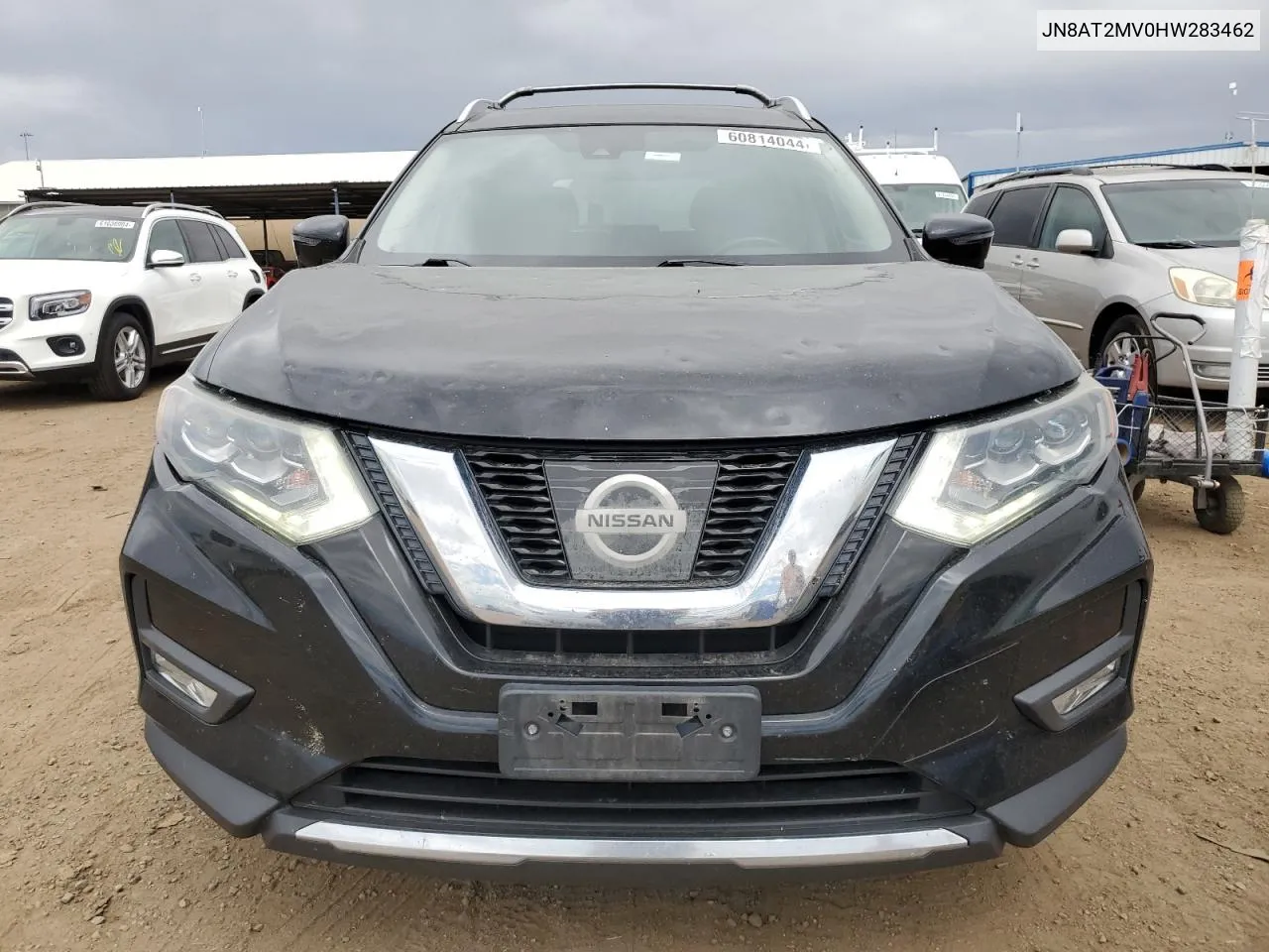 2017 Nissan Rogue S VIN: JN8AT2MV0HW283462 Lot: 60814044