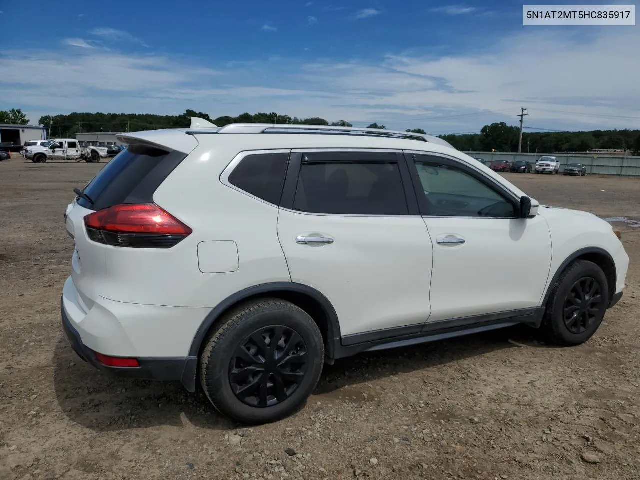 2017 Nissan Rogue S VIN: 5N1AT2MT5HC835917 Lot: 60866814