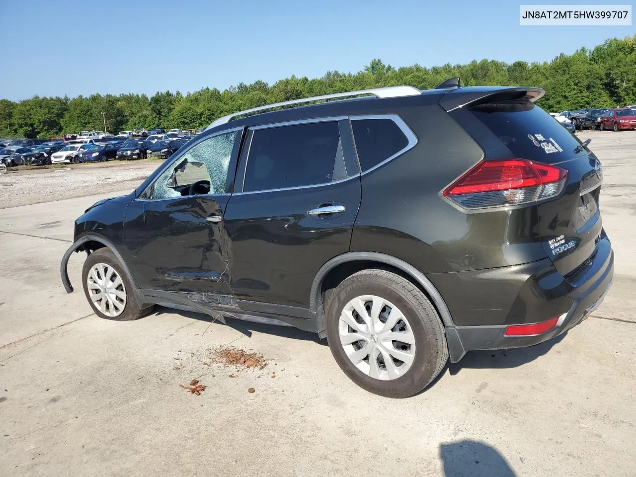 2017 Nissan Rogue S VIN: JN8AT2MT5HW399707 Lot: 61307704