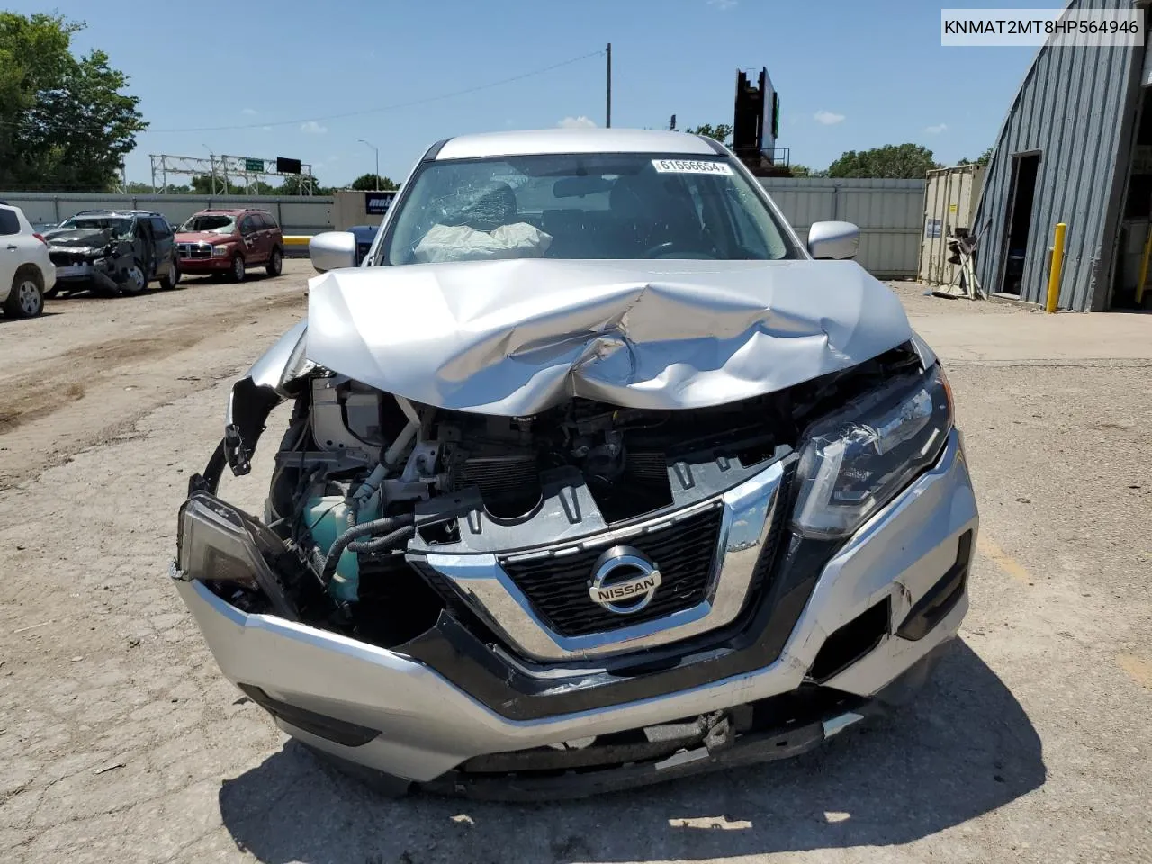 2017 Nissan Rogue S VIN: KNMAT2MT8HP564946 Lot: 61556654