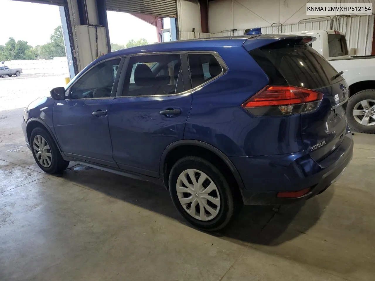 2017 Nissan Rogue S VIN: KNMAT2MVXHP512154 Lot: 61653484