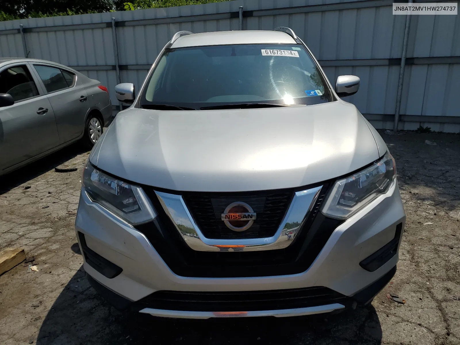 2017 Nissan Rogue S VIN: JN8AT2MV1HW274737 Lot: 61673134