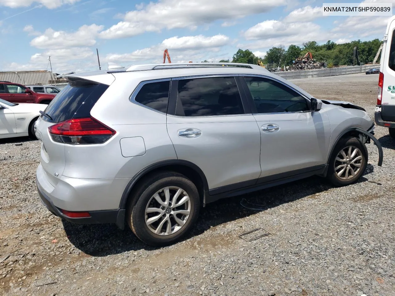 2017 Nissan Rogue S VIN: KNMAT2MT5HP590839 Lot: 62078724