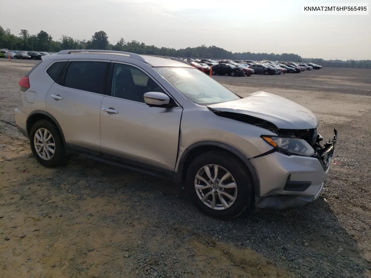 2017 Nissan Rogue S VIN: KNMAT2MT6HP565495 Lot: 62429353