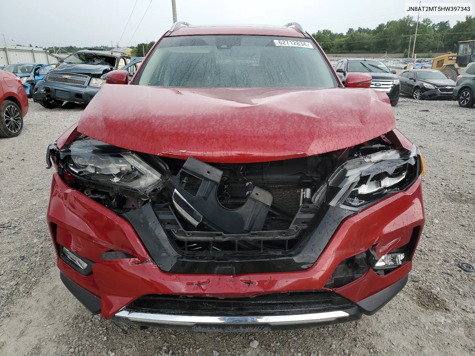 2017 Nissan Rogue S VIN: JN8AT2MT5HW397343 Lot: 62712834