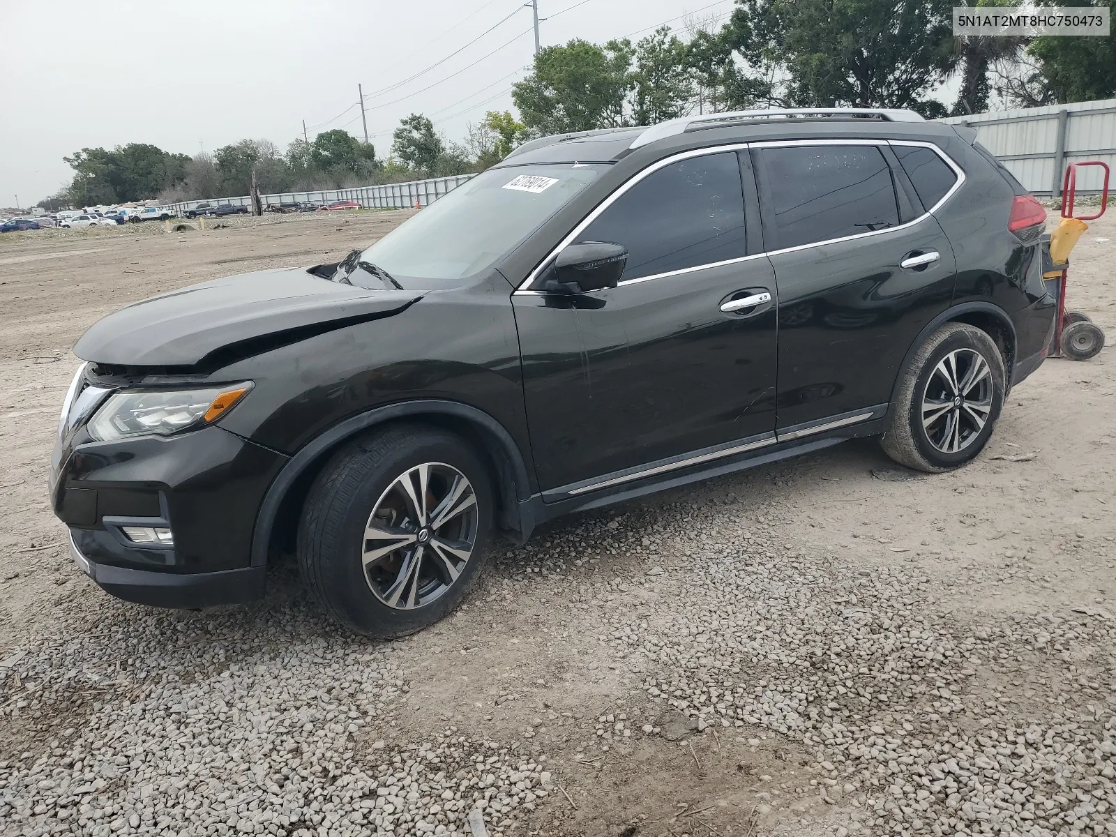 2017 Nissan Rogue S/Sl VIN: 5N1AT2MT8HC750473 Lot: 62769014