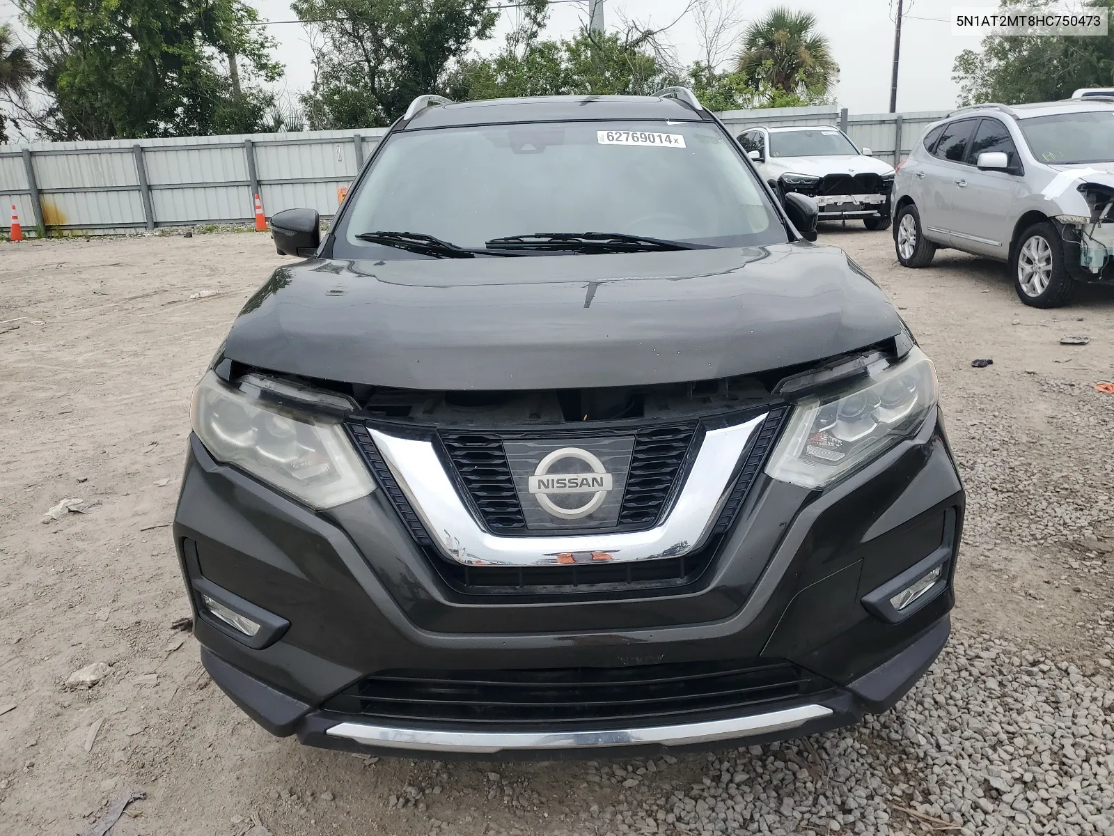 2017 Nissan Rogue S/Sl VIN: 5N1AT2MT8HC750473 Lot: 62769014