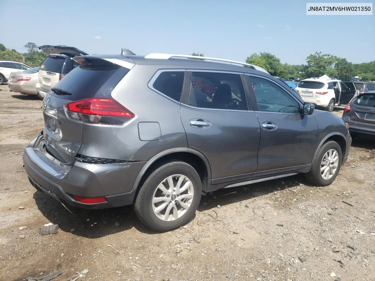 2017 Nissan Rogue S VIN: JN8AT2MV6HW021350 Lot: 62836604