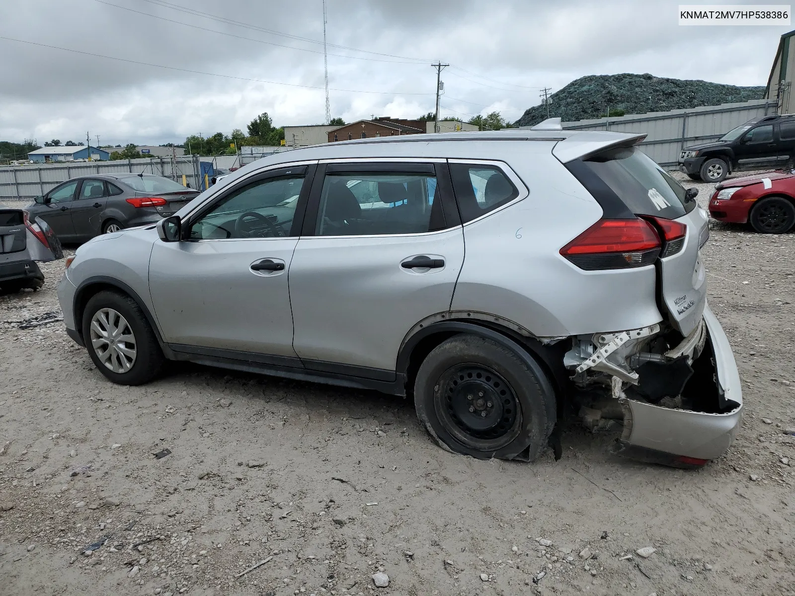 2017 Nissan Rogue S VIN: KNMAT2MV7HP538386 Lot: 62993544