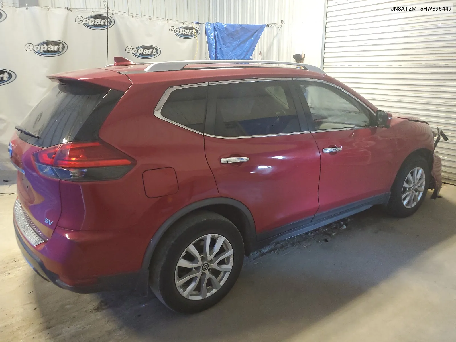 2017 Nissan Rogue S VIN: JN8AT2MT5HW396449 Lot: 63142284