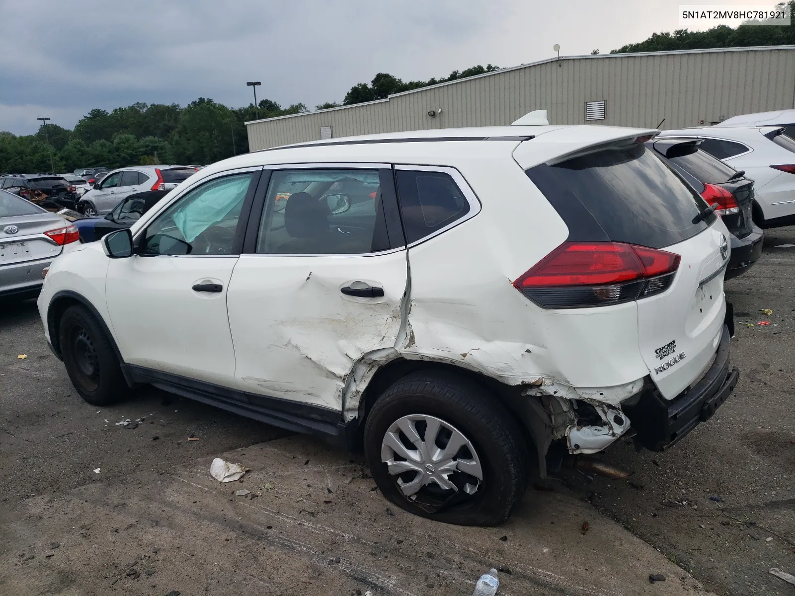 2017 Nissan Rogue Sv VIN: 5N1AT2MV8HC781921 Lot: 63197024