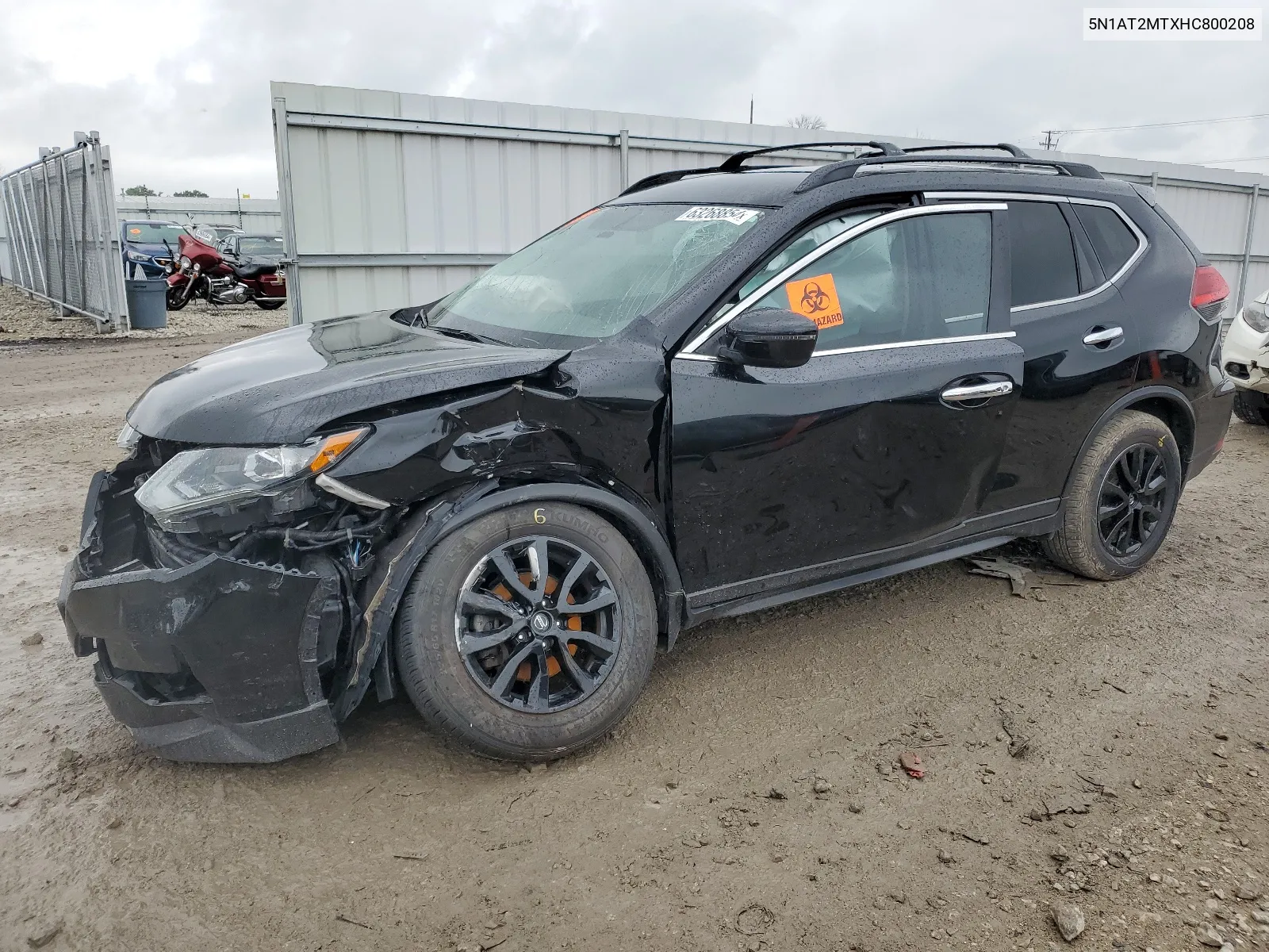 5N1AT2MTXHC800208 2017 Nissan Rogue S