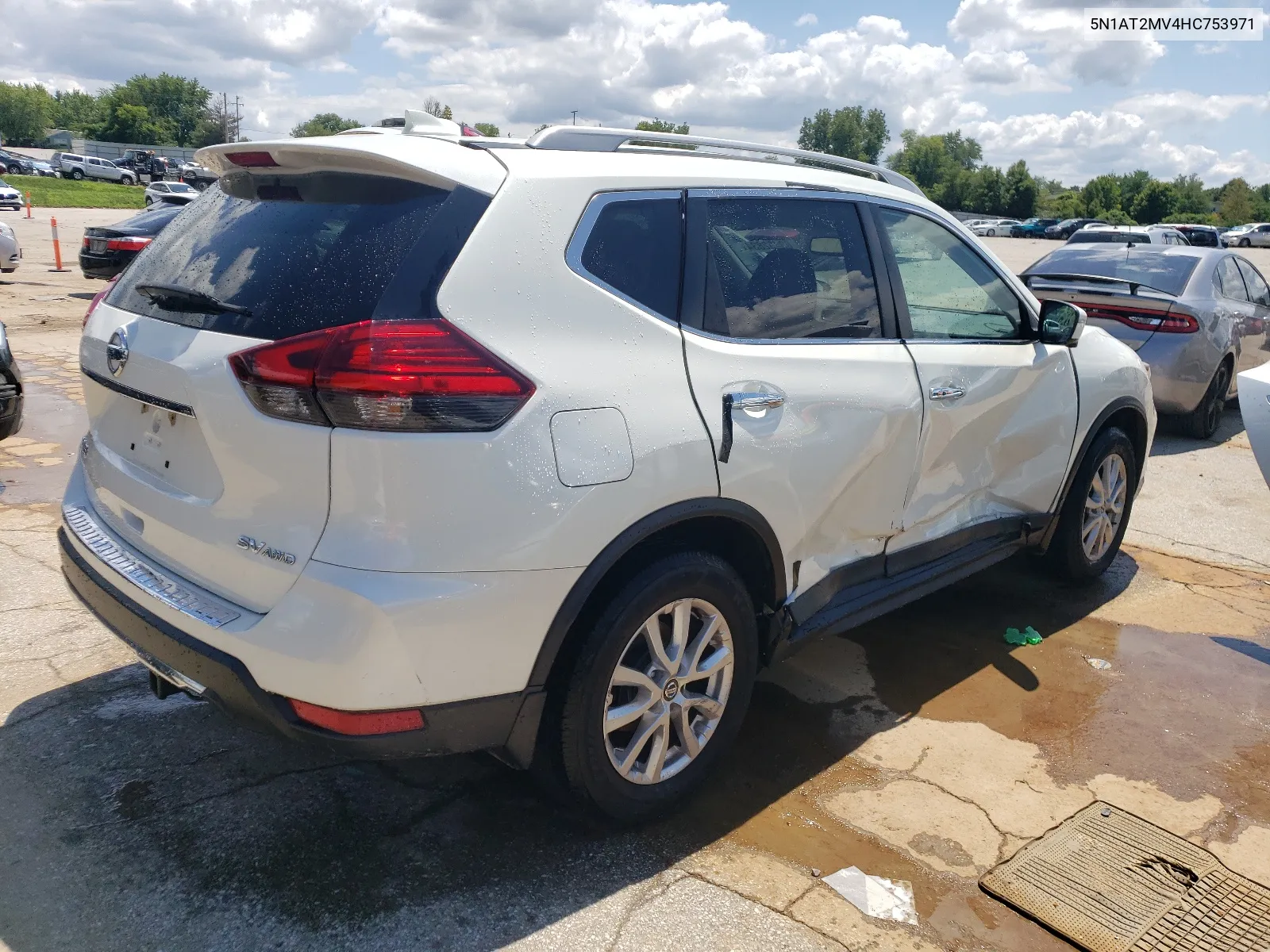 2017 Nissan Rogue Sv VIN: 5N1AT2MV4HC753971 Lot: 63452834