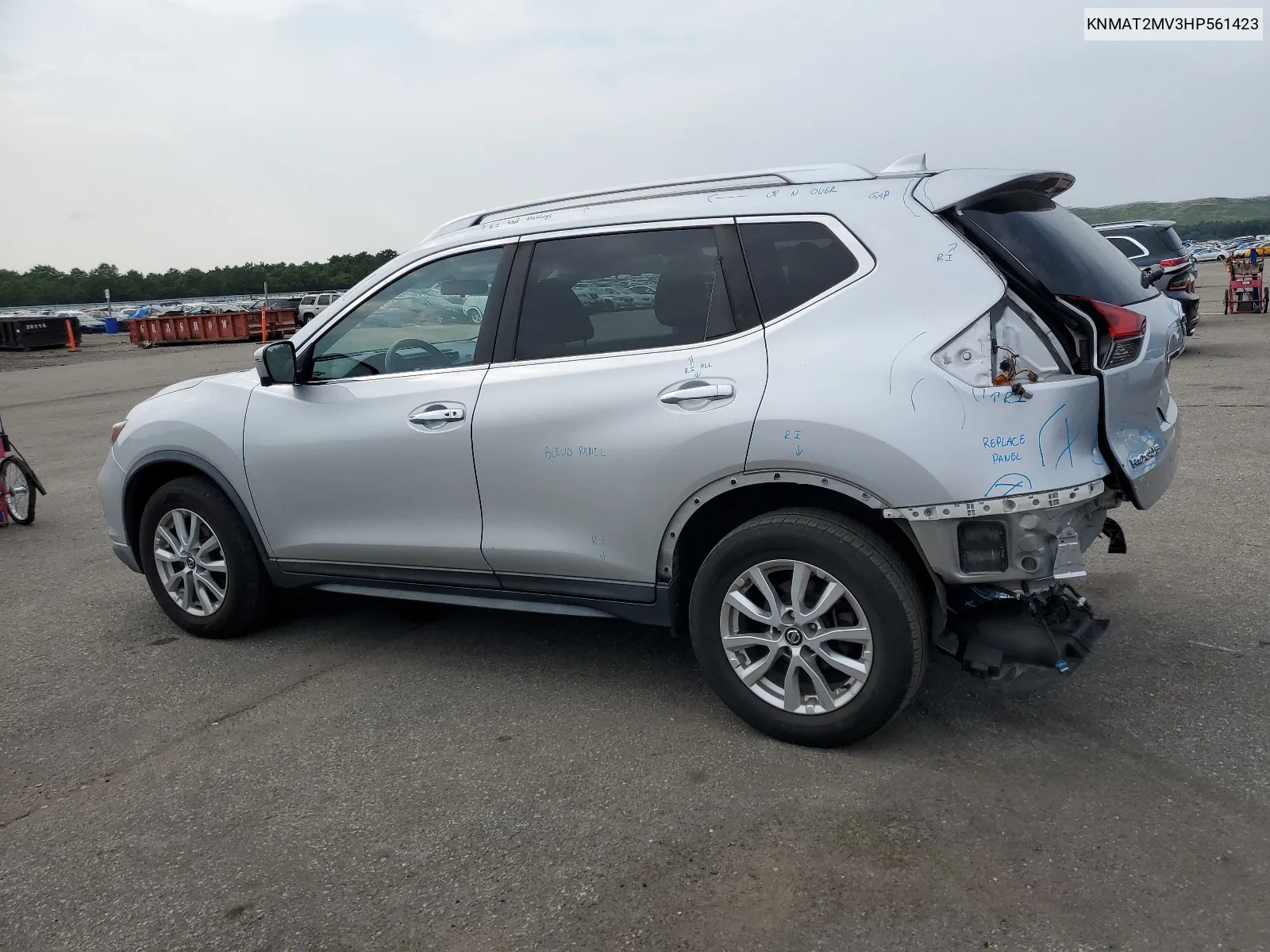 KNMAT2MV3HP561423 2017 Nissan Rogue S