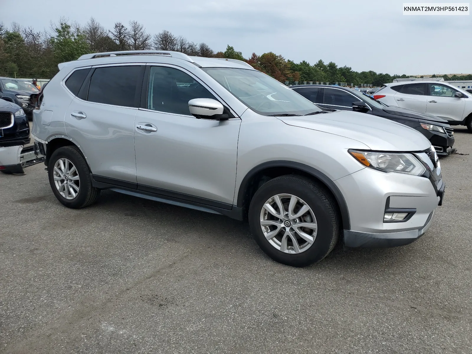 2017 Nissan Rogue S VIN: KNMAT2MV3HP561423 Lot: 63654764