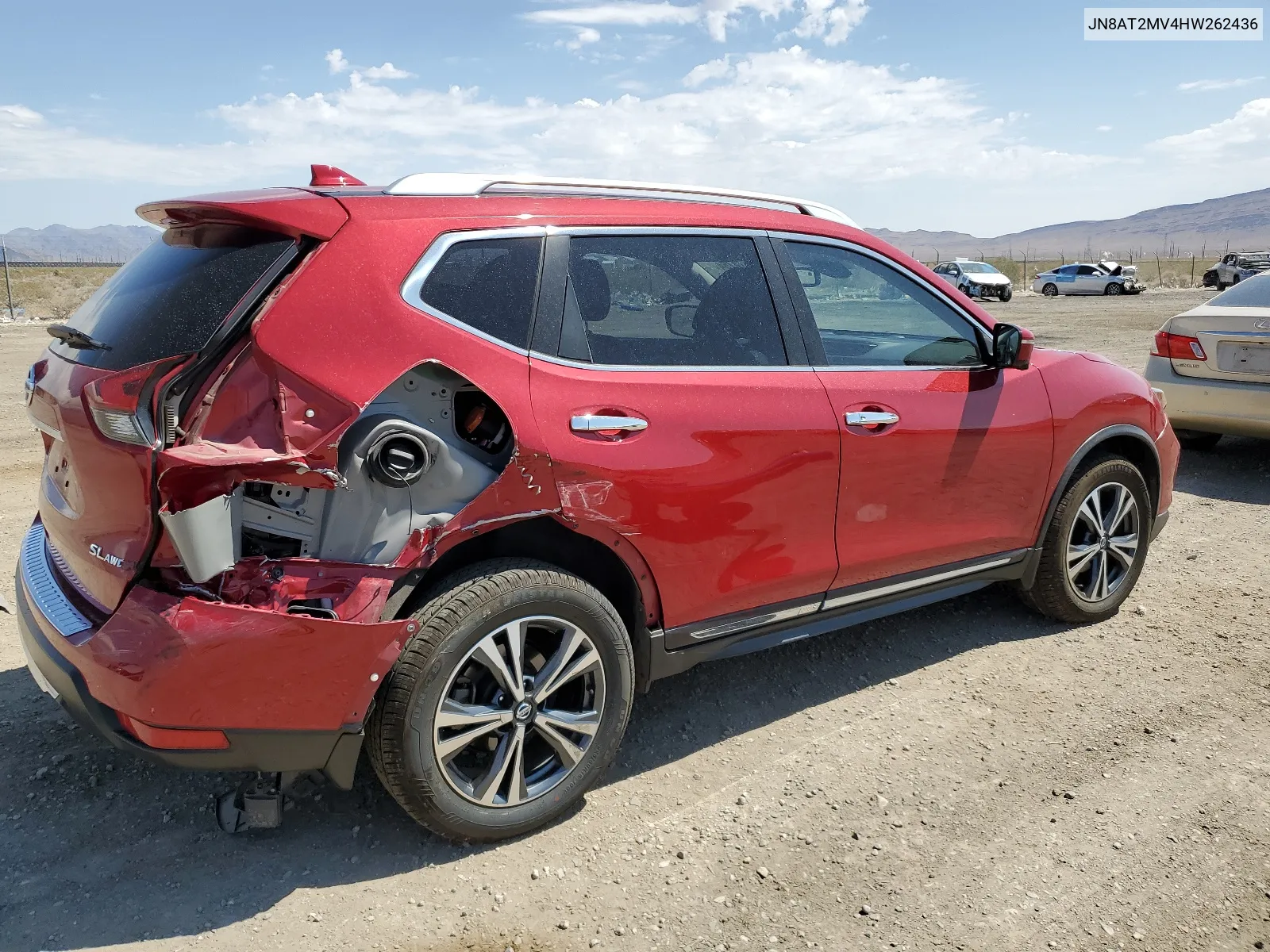 2017 Nissan Rogue S VIN: JN8AT2MV4HW262436 Lot: 63674754