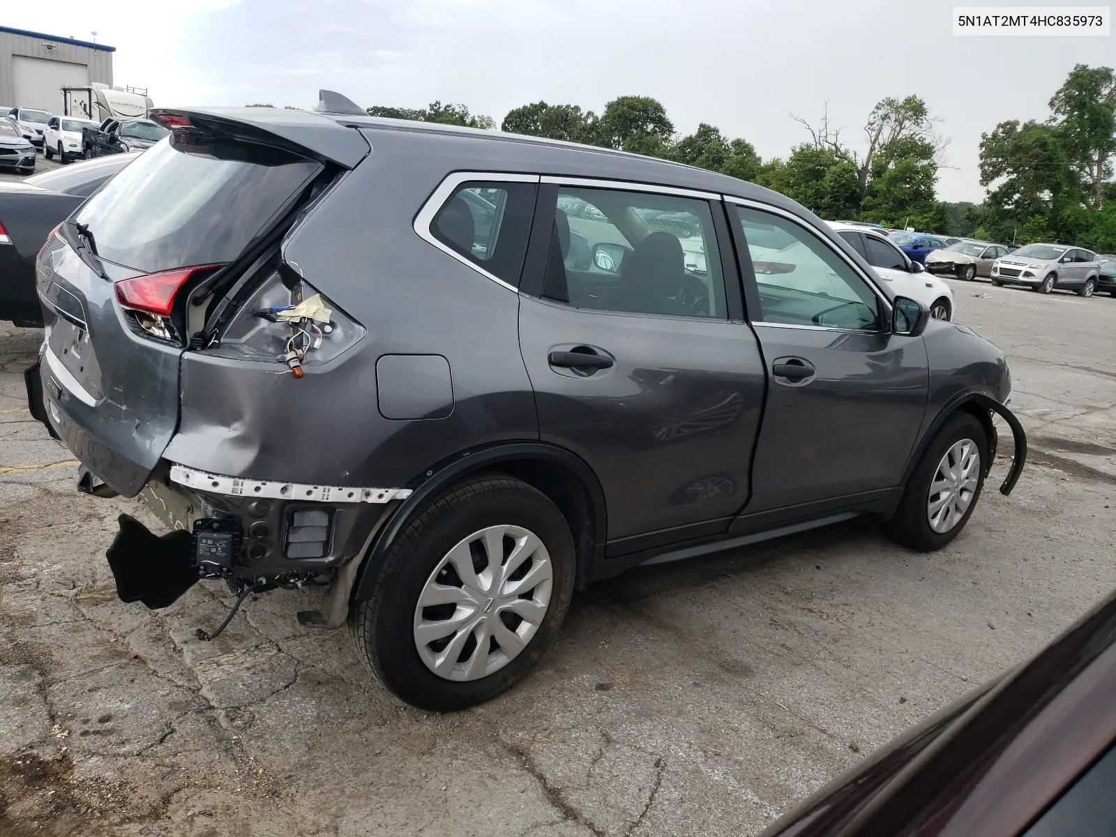 2017 Nissan Rogue S VIN: 5N1AT2MT4HC835973 Lot: 63814414