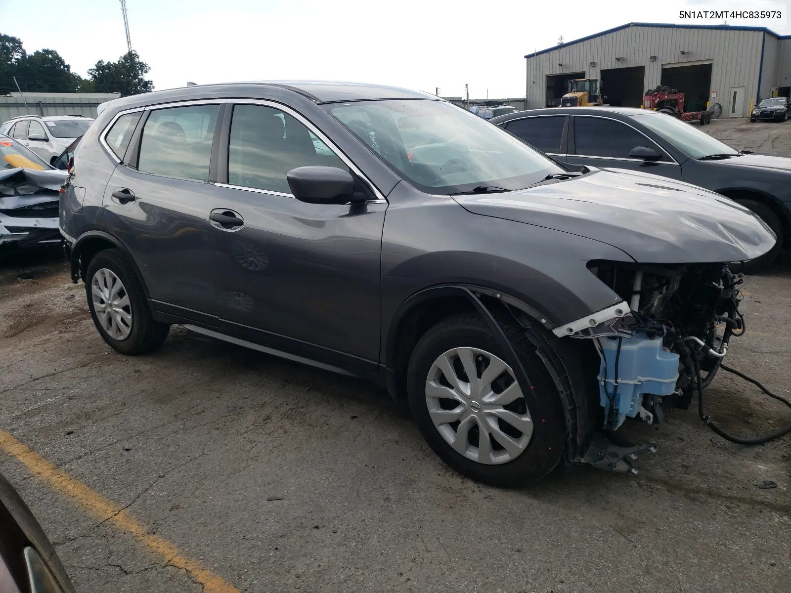 2017 Nissan Rogue S VIN: 5N1AT2MT4HC835973 Lot: 63814414