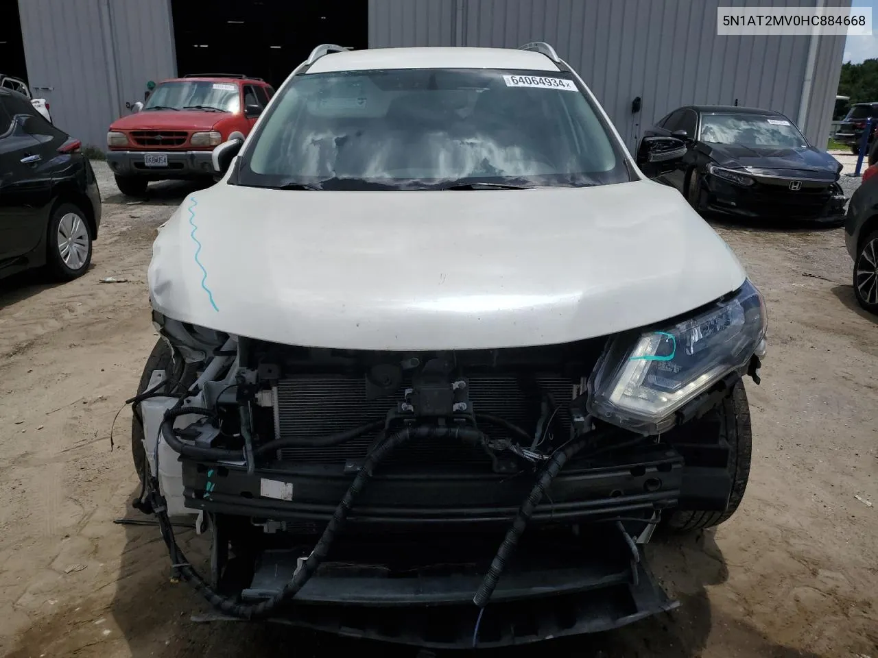 5N1AT2MV0HC884668 2017 Nissan Rogue Sv