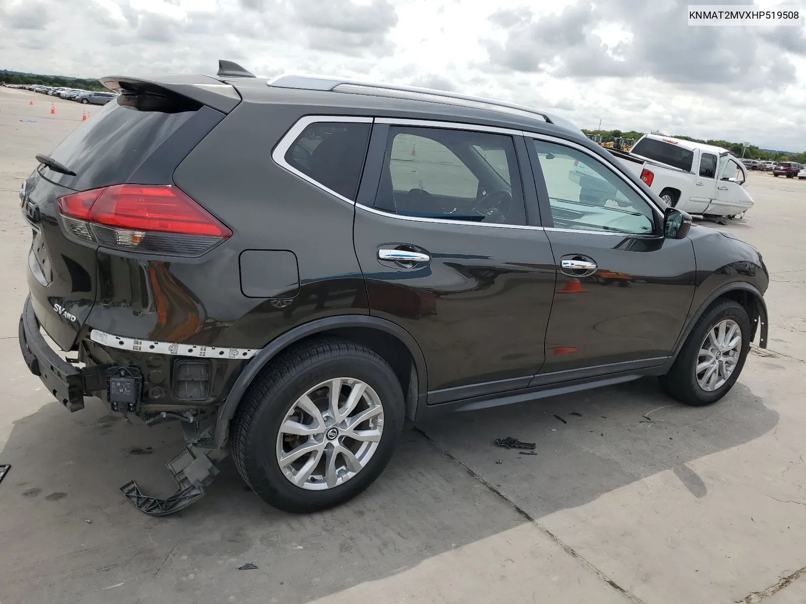 2017 Nissan Rogue S VIN: KNMAT2MVXHP519508 Lot: 64167594